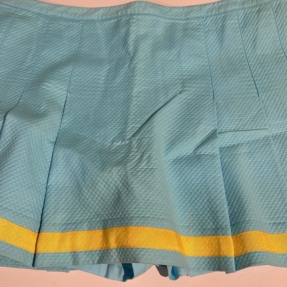 Women’s Lilly Pulitzer Vintage turquoise and yellow tennis skort size 4 - Picture 9 of 9